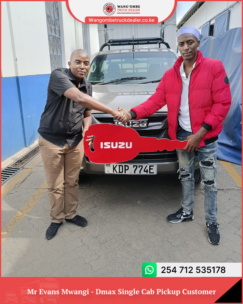 Mr-Evans-Mwangi-Dmax-Single-Cab-Pickup Customer