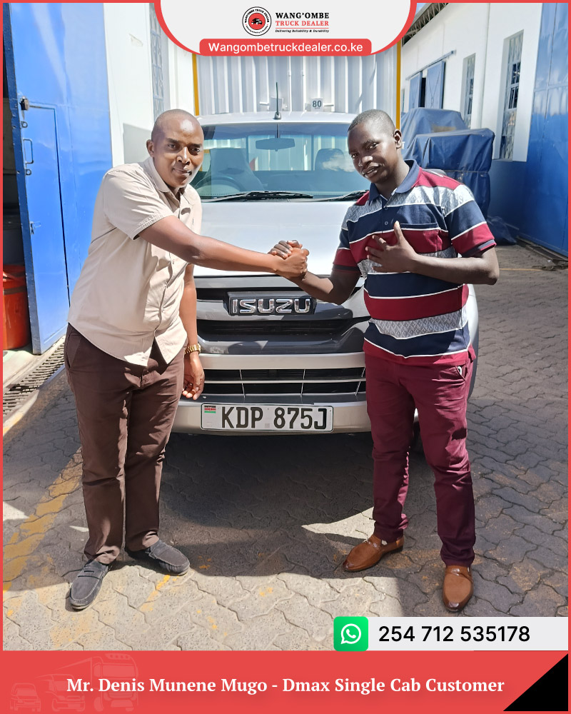 Mr.-Denis-Munene-Mugo-Dmax-Single-Cab-Customer